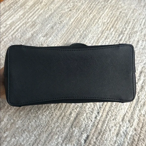 Kate Spade Shimmery Glitter Top Zip Satchel Purse with Crossbody strap - Picture 5 of 11